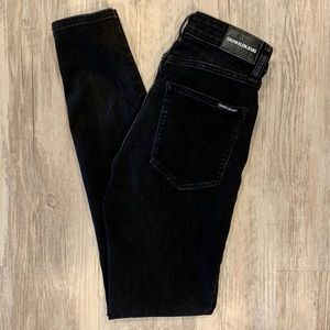Calvin Klein high rise skinny jeans 25x30